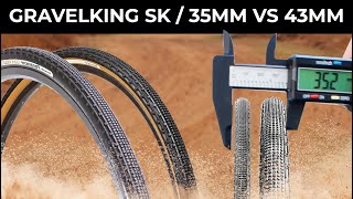 Panaracer Gravelking SK 35mm vs 43mm  Sizing and Test Ride [upl. by Austine777]