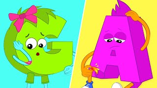 Boo Boo Song And Cartoon Video for Children by Mr Alphabet [upl. by Wystand]