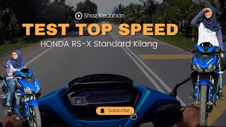 Top Speed Honda RSX 150 Standard Kilang  Honda Malaysia RSX Top Speed rsx150 hondarsx [upl. by Harelda]