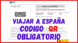 Formulario Control Sanitario para Ingresar a España 2022 CODIGO QR Spain Travel Health paso a paso [upl. by Shank]