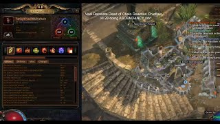 PoE 324 Detonate Dead of Chain Reaction Chieftain lvl 28 doing ascendancy lab 1 [upl. by Debor514]