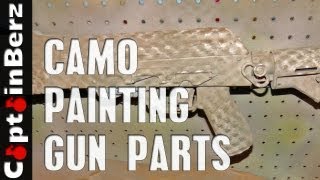 Camo Painting Gun Parts [upl. by Notnyw]