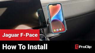 Jaguar F Pace  Howto Install Angled Mount 855915 [upl. by Clere]