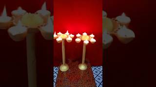 Diya stand making diwalicandleholder craft diwalidecorationideas diwalifestival [upl. by Islean]