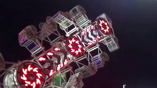 Zipper ride Fla state fair asstronaut training 2019 [upl. by Nogaem]