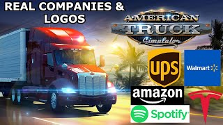 American Truck Simulator  How to Get Real Company Logos amp Billboards Mod Tutorial [upl. by Piegari]