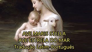 Ave maris Stella  Ave Estrela do Mar LEGENDADO PTBR [upl. by Nnaylime396]