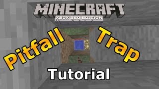 How to Make a Pitfall Trap in Minecraft Xbox [upl. by Mallis]