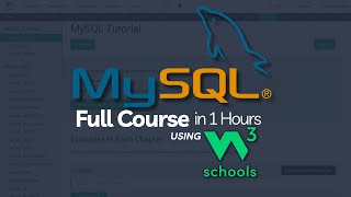 ULTIMATE mySQL Tutorial in 1 Hour using W3Schools [upl. by Gnoz]