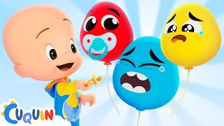 What’s wrong with the baby balloons  Cleo amp Cuquin Educational Videos for Children [upl. by Neelhtak]