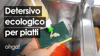 Detersivo per i piatti ecologico come fare il detersivo per i piatti con aceto e limone [upl. by Bikales]