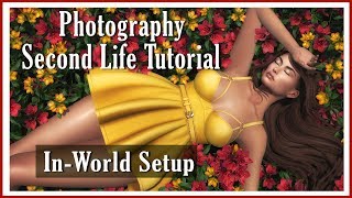 Second Life  Tutorial  Photography Inworld Settings [upl. by Ocirred]