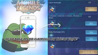 Mobile legend recharge daimond india 🇮🇳 at cheap price best website i got 🙃100secure fast delivered [upl. by Treboh]