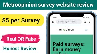 metroopinion real or fake in hindi  metroopinion earn money review  metroopinion earn money 2024 [upl. by Sherar253]