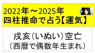 無料！四柱推命運勢！生年月日占い2023年2024年2025年【戌亥空亡（偶数年）】日柱→甲子 乙丑 丙寅 丁卯 戊辰 己巳 庚午 辛未 壬申 癸酉 [upl. by Goldia789]