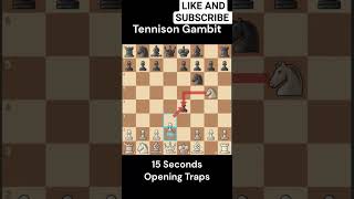 😯TENNISON GAMBIT TRAP BEST CHESS TRICKS😯 [upl. by Ibloc]