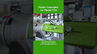 PE BOPP BOPET BOPA CPP CPE Film Granulator Machine Plastic Recycling Machine  Purui Machinery [upl. by Rozina]