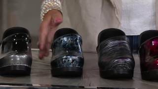 Dansko Professional Leather SlipOn Clogs on QVC [upl. by Evey]