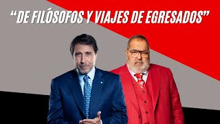 El Pase de Eduardo Feinmann y Jorge Lanata de filósofos y viajes de egresados [upl. by Sorce]