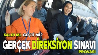 GERÇEK DİREKSİYON SINAVI PROVASIADAYIMIZ GEÇTİ Mİ KALDI MI [upl. by Lucho153]