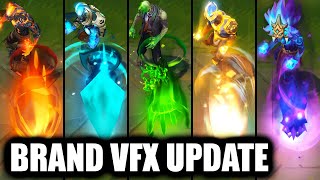 All Brand Skins Visual Effect Update VFX Update 2024 League of Legends [upl. by Alyaj691]