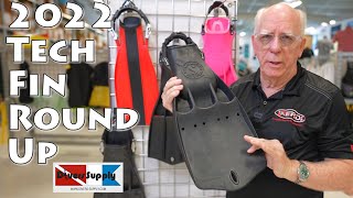 2022 Tech Fin Round Up with Apeks RK3 Dive Rite XT Hog TECH2 and Scuba Pro Jets [upl. by Terr]