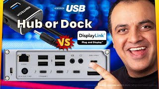 USB Docks vs Hubs  Which one do you need Thunderbolt Docks DisplayLink [upl. by Lua]