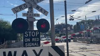 Glenferrie Road Railway Crossing Kooyong [upl. by Delaney511]