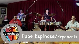 Pepe Espinosa performs Pepemania for congaheadcom [upl. by Assetan]