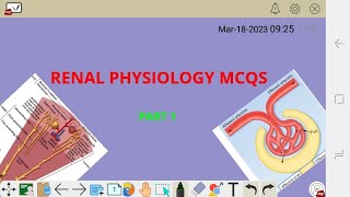 RENAL PHYSIOLOGY MCQS multiple choices well explained [upl. by Evreh]