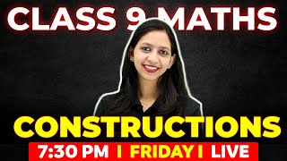 Class 9 Maths Public Exam Constructions  Exam Winner [upl. by Vitalis36]