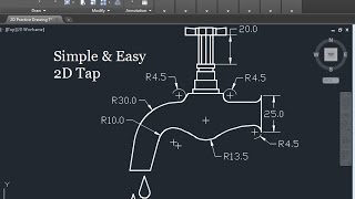 HOW TO MAKE A TAPIN AUTOCAD  QASIM SYED [upl. by Aicarg165]