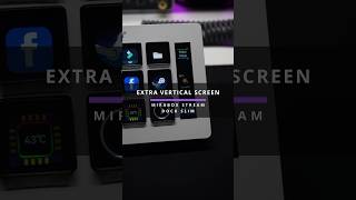 Mirabox stream dock with Extra vertical screen shorts [upl. by Tremaine]