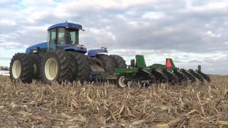 2015 Fall Tillage with a Versatile 500 and 2425 pulling Great Plains Rippers [upl. by Mikes919]