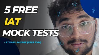 IAT Free Mock Tests  5 IAT Practice Papers  IAT 2024  IISER Aptitude Test [upl. by Burk]