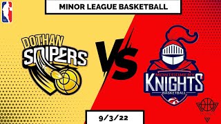 PBA  Dothan Snipers vs Montgomery Knights [upl. by Lenzi]