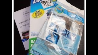 Space Saver Vacuum Bags Comparison amp Review [upl. by Odab]