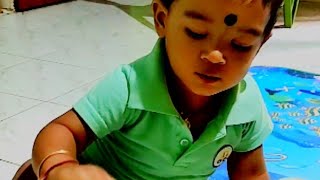 Pihu with ringball  Multi colour Game  kids playing video [upl. by Nelyaw]