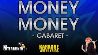 Money Money  Cabaret KARAOKE [upl. by Nagar]