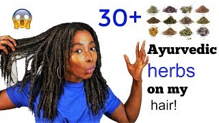 30  Ayurveda Herbs Treatment For Stronger Healthy Hair Growth  Natural Hair Length Retention [upl. by Dadelos377]