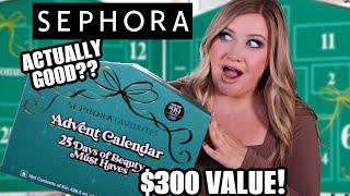 SEPHORA FAVORITES ADVENT CALENDAR 2024 UNBOXING [upl. by Janella630]