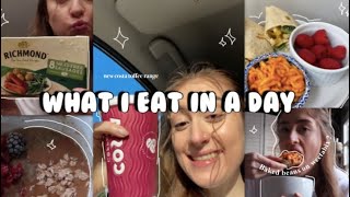 What I eat in a day  Anorexia  Bulimia Recovery 🪴🧃🍴 [upl. by Emmit]