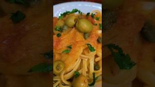 Pasta a la puttanesca 🔥🍳 Almuerzo facil 🍳🔥 receta [upl. by Snodgrass909]