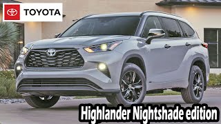 2024 Toyota Highlander Nightshade Edition  Interior features [upl. by Etteragram]