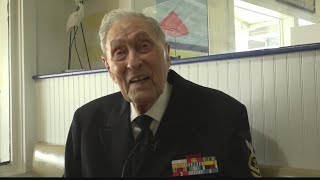 Last surviving member of Admiral Byrds expedition to Antarctica turns 102 in Atlantic Beach [upl. by Nylaroc226]