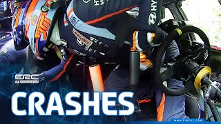 Crash Compilation I ERC Royal Rally of Scandinavia 2023 [upl. by Annairda]