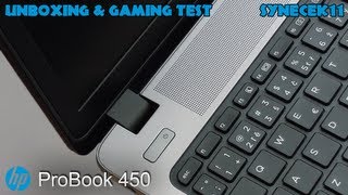 HP ProBook 450 ► Unboxing amp gaming test ► synecek11 [upl. by Gaspard]