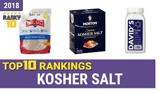 Best Kosher Salt Top 10 Rankings Review 2018 amp Buying Guide [upl. by Airitac]