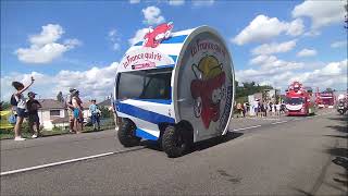 Caravane publicitaire Tour de France Féminin 2024 étape Amnéville [upl. by Marcin]