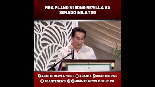 Mga plano ni Bong Revilla sa Senado inilatag [upl. by Sara-Ann]